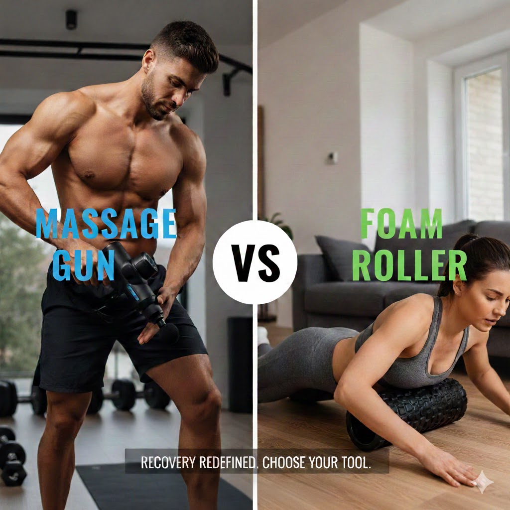 Massage gun vs foam roller